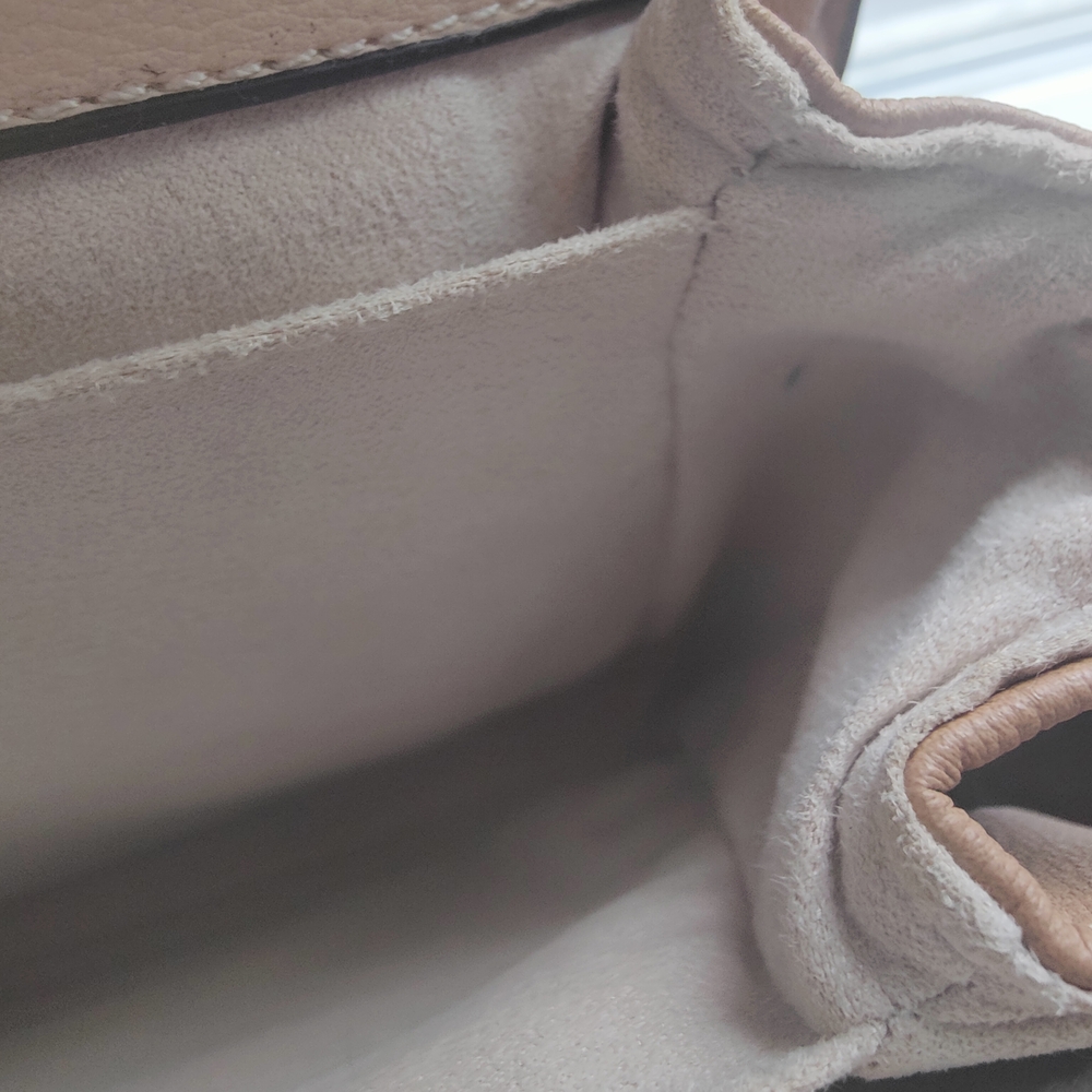 Louis Vuitton Beige Monogram Satchel - Picture 12 of 12